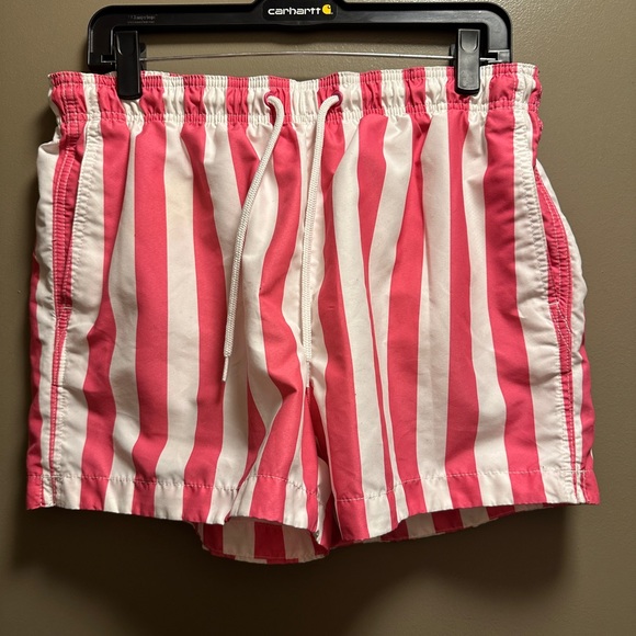H&M Other - H&M pink and white shirt swim trunks